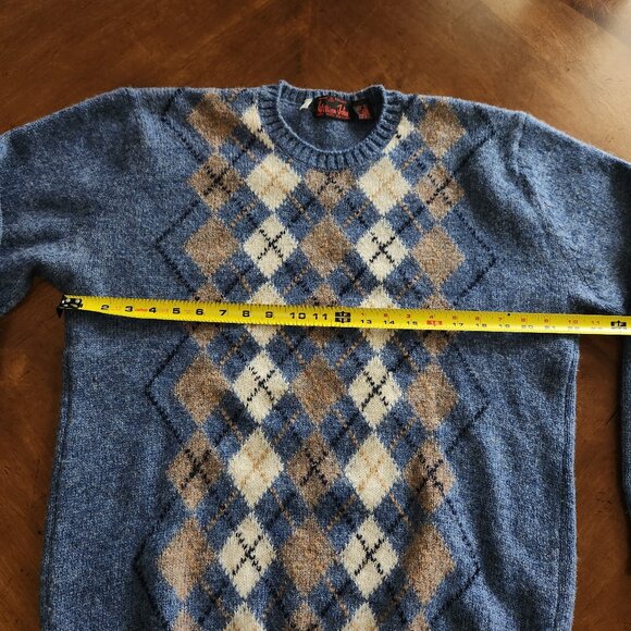 Vintage William John Made in England wool sweater, Men's XLarge - Picture 3 of 5
